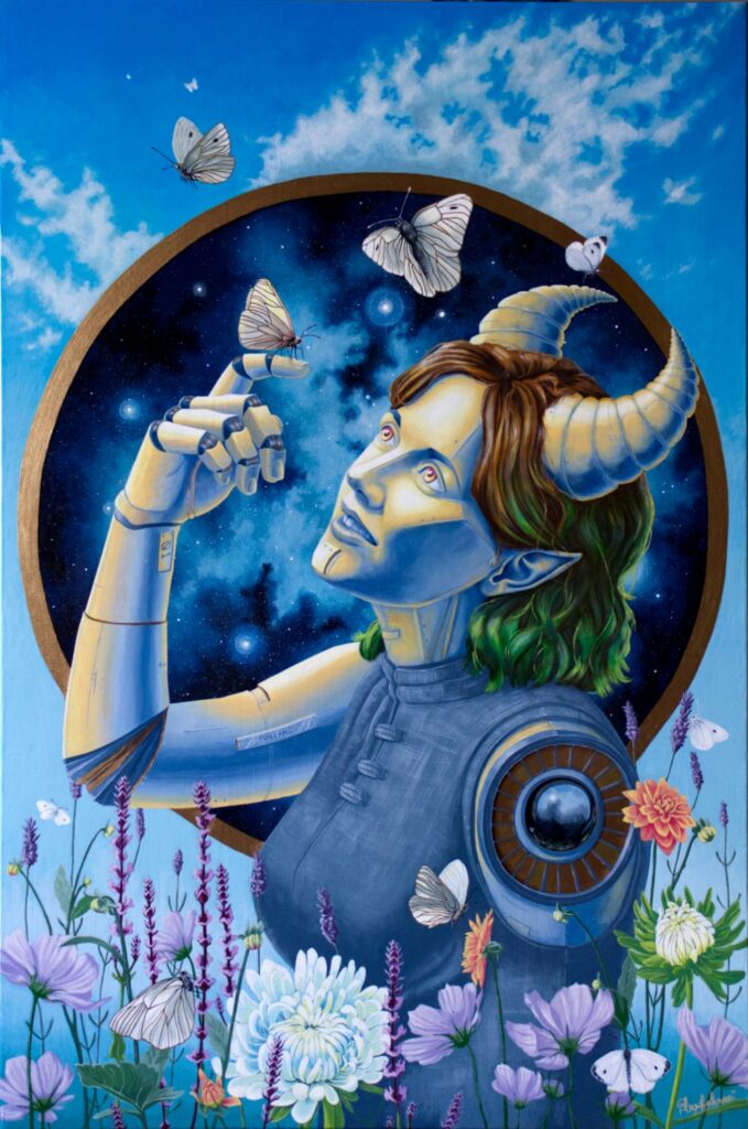 The Learning Connexion Art Courses Creative Arts Painting Classes Distance Delivery student Ric Luxfahrae 1